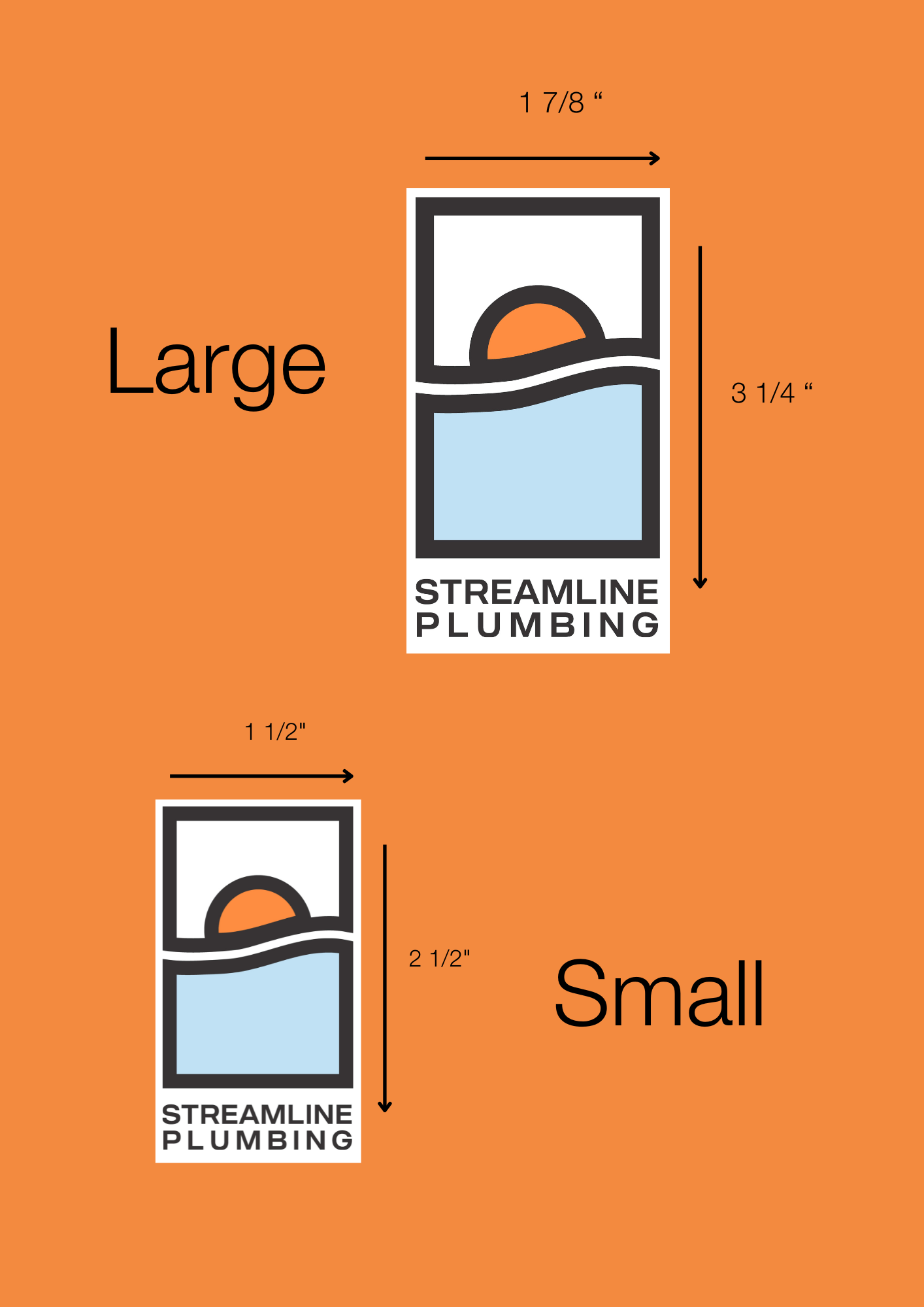 Streamline Plumbing Sticker