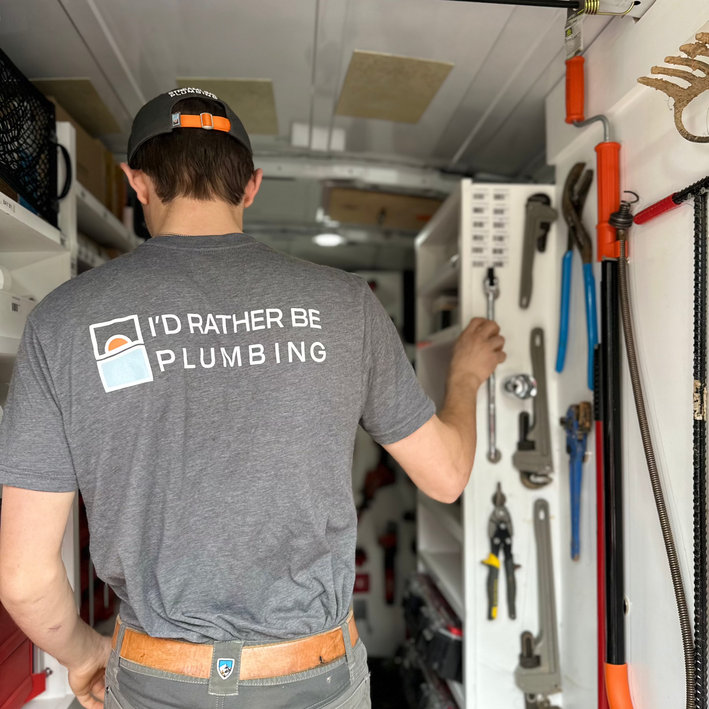 I'd Rather Be Plumbing T-Shirt