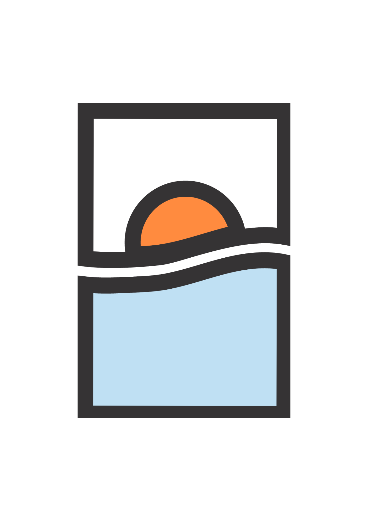 Sunwave Plumbing Logo Sticker